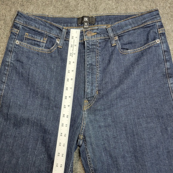 Banana Republic Jeans Womens 31L Blue Denim Dark Wash Streetwear The Flare Leg - Picture 9 of 13